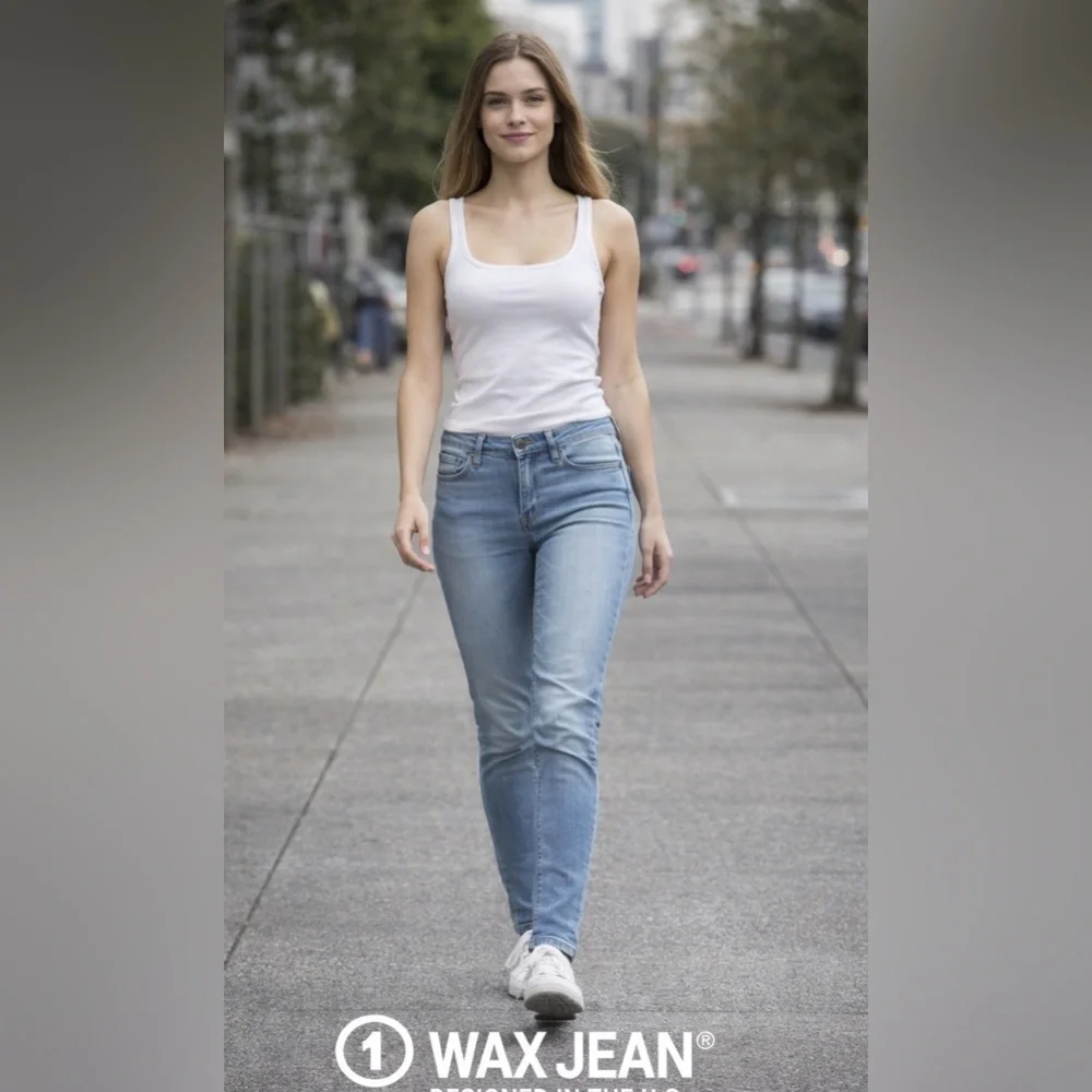 Wax Jean Blue Skinny Jeans Modern Fit